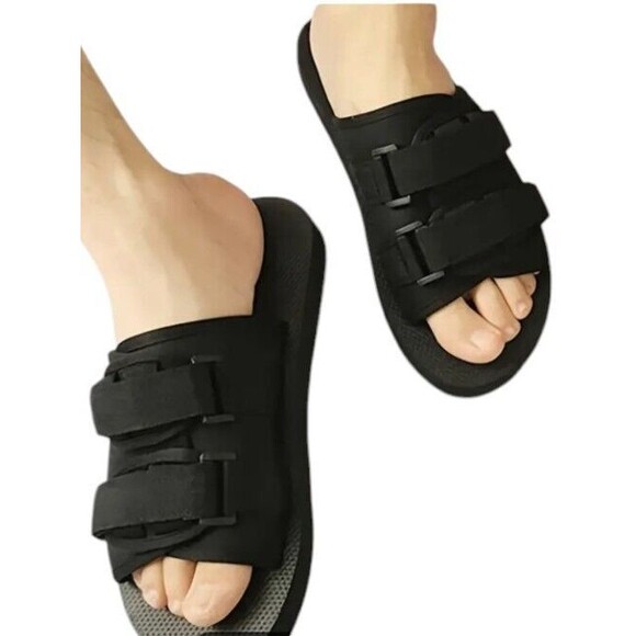 Open Toe (Very Comfortable) Sandals-(Black)-(Size-10)-(New)-$30.00 - Picture 5 of 6